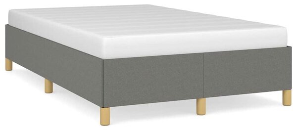 Rám postele bez matrací tmavě šedá 120x190 cm textil 3269639