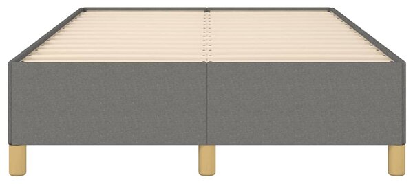 Rám postele bez matrací tmavě šedá 120x190 cm textil 3269639