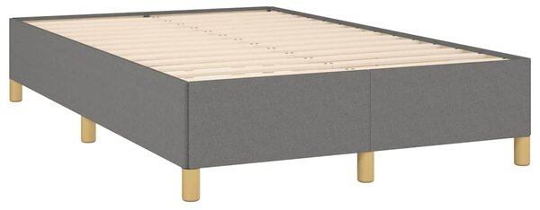 Box spring postel s matrací tmavě šedá 120x190 cm textil 3269691