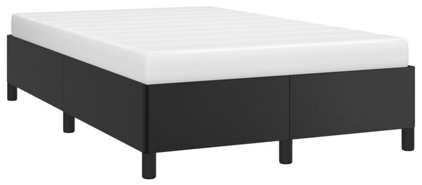 Rám postele bez matrace černá 120x190 cm umělá kůže 3269645