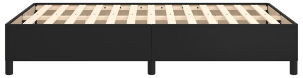 Rám postele bez matrace černá 120x190 cm umělá kůže 3269645