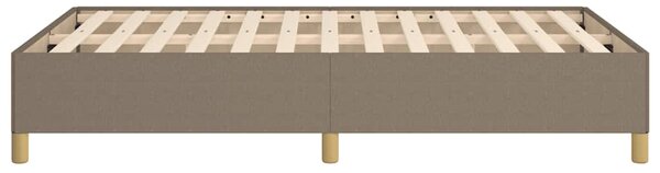 Rám postele bez matrací taupe 120x190 cm textil 3269642