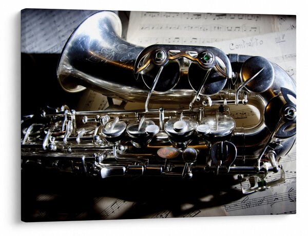 Obraz - Saxofon (70x50 cm)