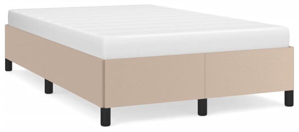 Rám postele bez matrace cappuccino 120x190 cm umělá kůže 3269650