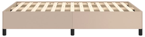 Rám postele bez matrace cappuccino 120x190 cm umělá kůže 3269650