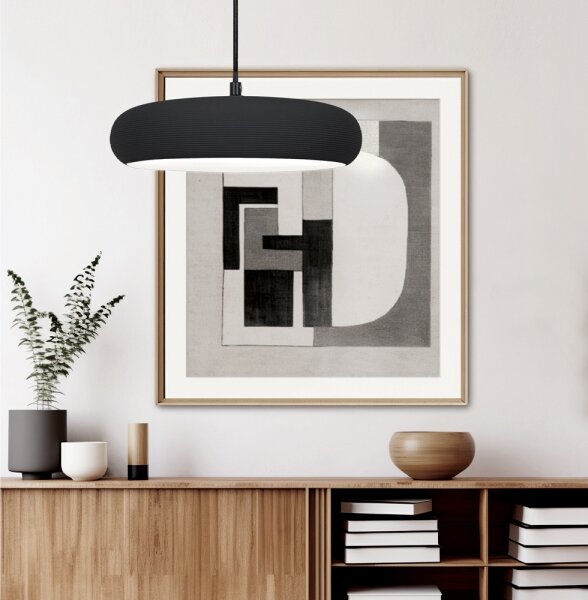 LED Lustr na lanku LOGAN LED/11W/230V černá