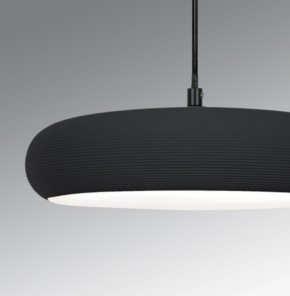 LED Lustr na lanku LOGAN LED/11W/230V černá