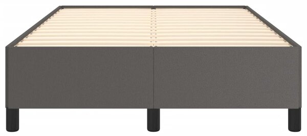 Rám postele bez matrace šedý 120x190 cm umělá kůže 3269649