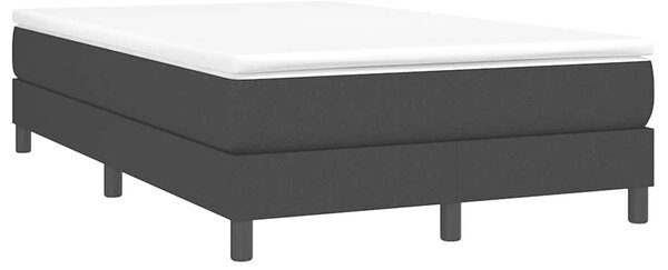 Box spring postel s matrací černá 120x190 cm textil 3269659