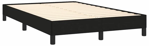 Box spring postel s matrací černá 120x190 cm textil 3269659