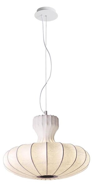 LED Lustr na lanku BOLA LED/11W/230V + 1xE27/5W CRI 90 bílá