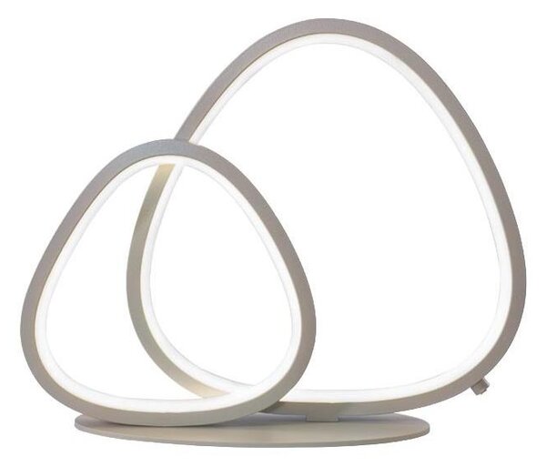 LED Stolní lampa HELIX LED/15W/230V stříbrná
