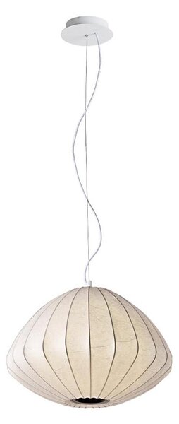 LED Lustr na lanku BOLA LED/11W/230V + 1xE27/5W krémová