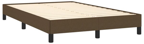 Box spring postel s matrací tmavě hnědá 120x190 cm textil 3269660