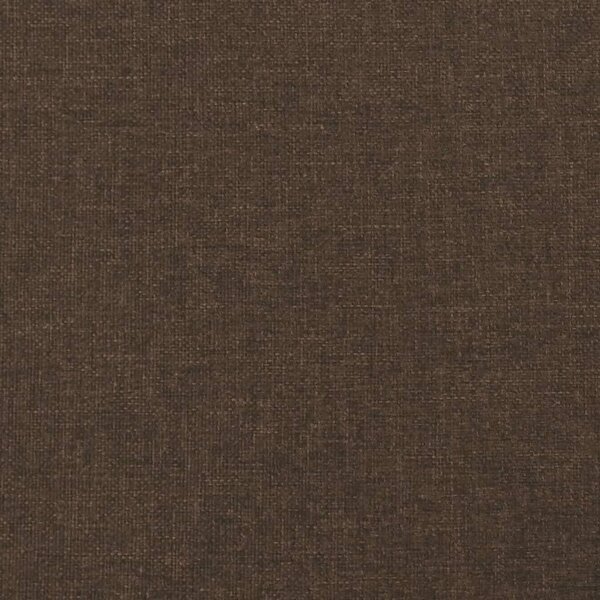Box spring postel s matrací tmavě hnědá 120x190 cm textil 3269660