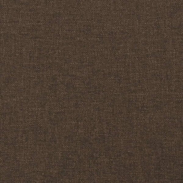 Box spring postel s matrací tmavě hnědá 120x190 cm textil 3269667