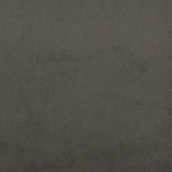 Box spring postel s matrací tmavě šedý 120x190 cm samet 3269704