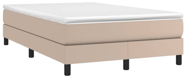 Box spring postel s matrací cappuccino 120x190 cm umělá kůže 3269676