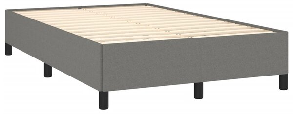 Box spring postel s matrací tmavě šedá 120x190 cm textil 3269684