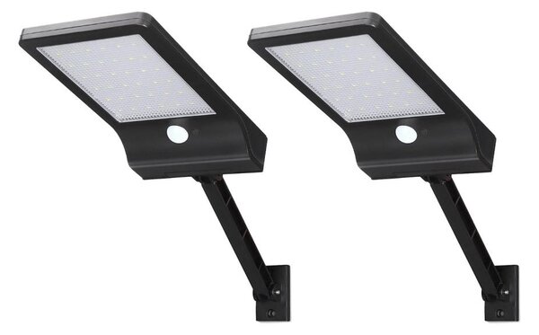 Aigostar - SADA 2x LED Solární lampa se senzor. LED/3W/3,7V 3000/4000/5000K + DO
