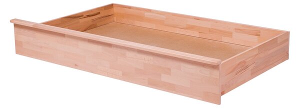 Úložný prostor 3/4 buk - výška 25 cm - výsuvný Odstín moření: Buk přírodní