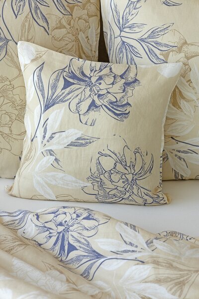 Povlečení Flora Linen 100% len povlak 70/90