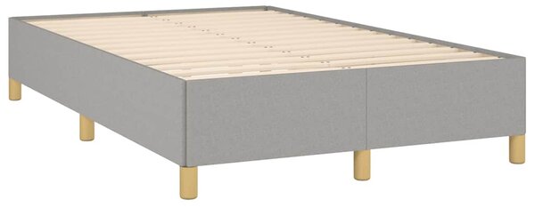 Box spring postel s matrací světle šedá 120x190 cm textil 3270397
