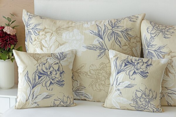 Povlečení Flora Linen 100% len povlak 70/90