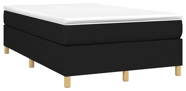 Box spring postel s matrací černá 120x190 cm textil 3269692