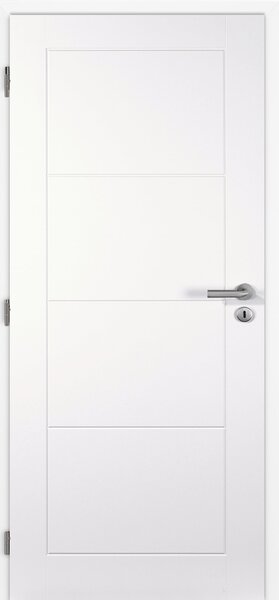 Interiérové dveře Doornite Dakota - lak Doornite bílá mat, levé "80", zámek pro BB, voština