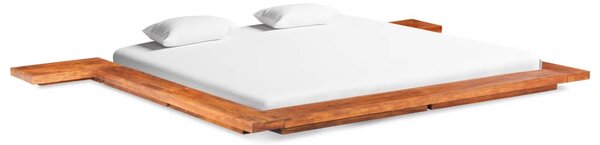Rám japonské futonové postele masivní akáciové dřevo 200x200 cm