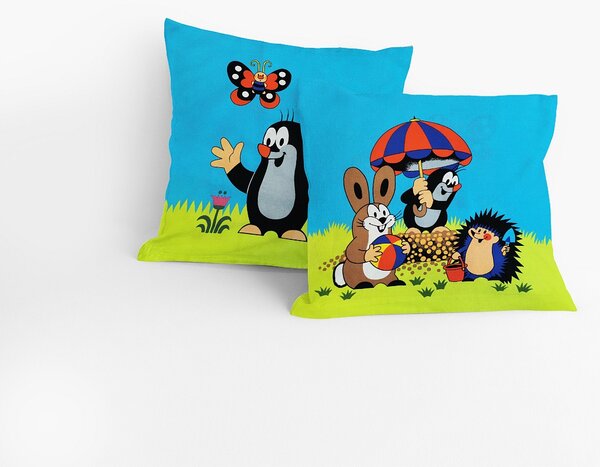 Povlak Krtek s lopatkou a deštníkem Bavlna deluxe digitál 1x 40/40