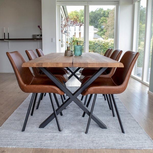 -25 % Dny MOMENTI– Nordic Living Dubový jídelní stůl Tolon 200x95 cm