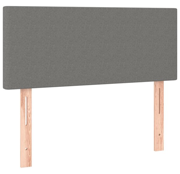 Box spring postel s matrací tmavě šedá 120x190 cm textil 3269710