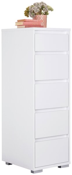 KOMODA, bílá, 40/120/48 cm Carryhome - Široké komody