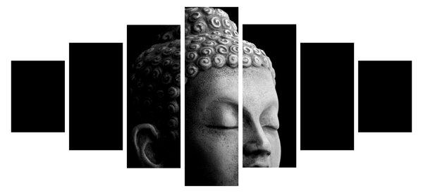 Obraz - Buddha, portrét (210x100 cm)