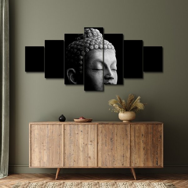 Obraz - Buddha, portrét (210x100 cm)