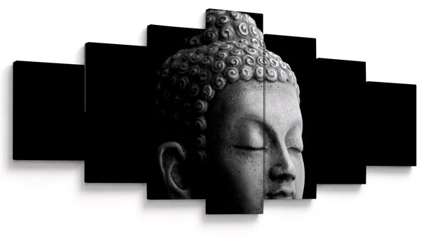 Obraz - Buddha, portrét (210x100 cm)