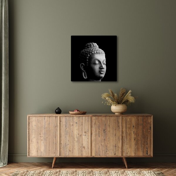 Obraz - Buddha, portrét (30x30 cm)