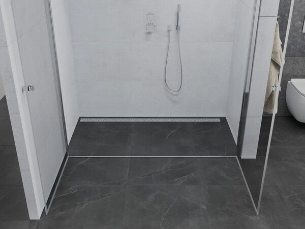 Mexen Pretoria Duo sprchové dveře otevírací 140 cm, transparentní, chrom - 852-140-000-02-00