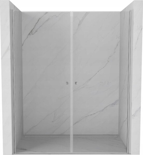 Mexen Pretoria Duo sprchové dveře otevírací 140 cm, transparentní, chrom - 852-140-000-02-00