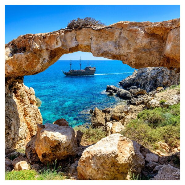 Obraz - Cape Greco (30x30 cm)