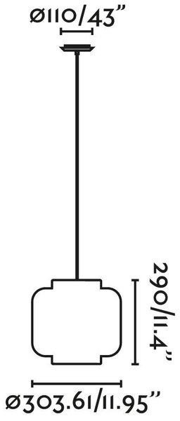 TUPAI závěsné svítidlo, černá/ratan - FARO