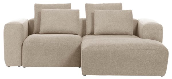 Kave Home Rohová pohovka Blok 240 cm, pravá
