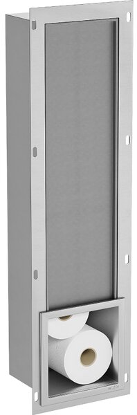 Mexen X-Wall-B držák na toaletní papír, inox - 1915