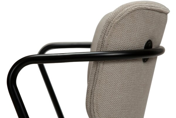 ​​​​​Dan-Form Béžová látková jídelní židle DAN-FORM Zed
