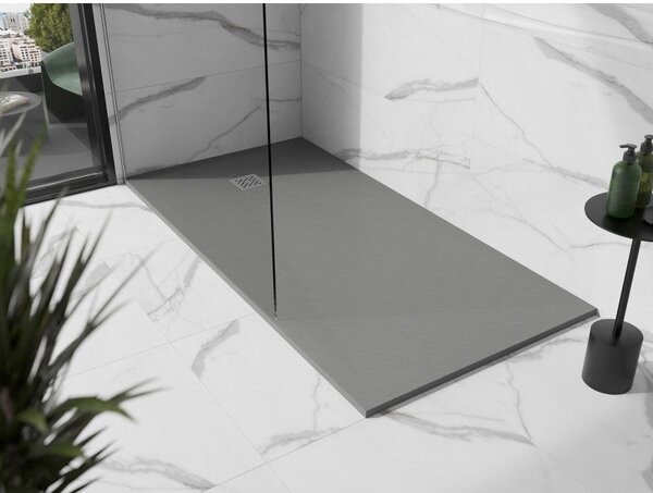 Mexen Stone+ sprchová vanička kompozitní obdélníková 200 x 80 cm, šedá-beton - 44618020