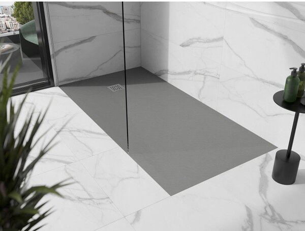 Mexen Stone+ sprchová vanička kompozitní obdélníková 200 x 80 cm, šedá-beton - 44618020