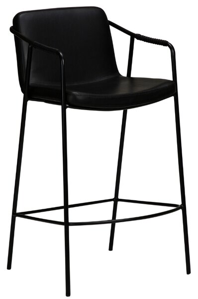 ​​​​​Dan-Form Černá koženková barová židle DAN-FORM Boto 67 cm