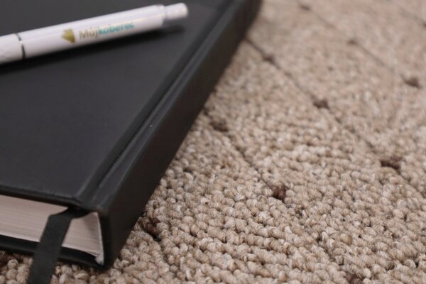 Condor Carpets Běhoun na míru Udinese béžový new - šíře 70 cm